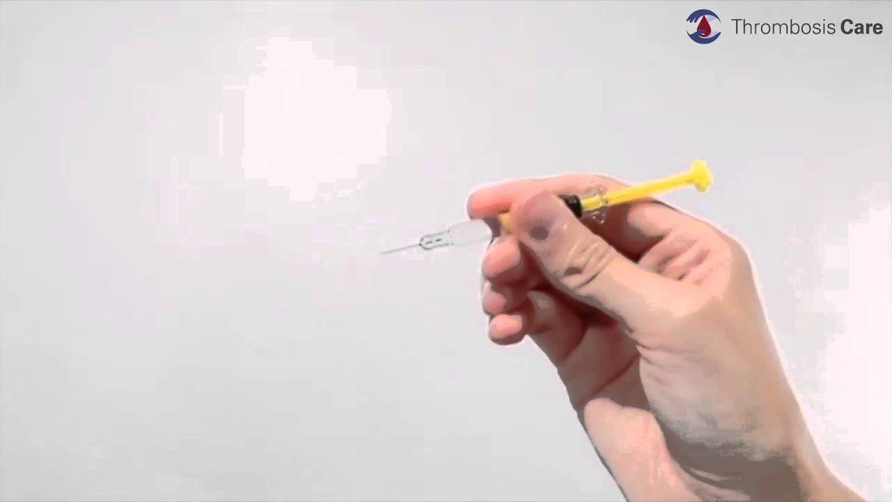 Injectietechniek Fraxiparine-Clexane-Fraxodi-Innohep film