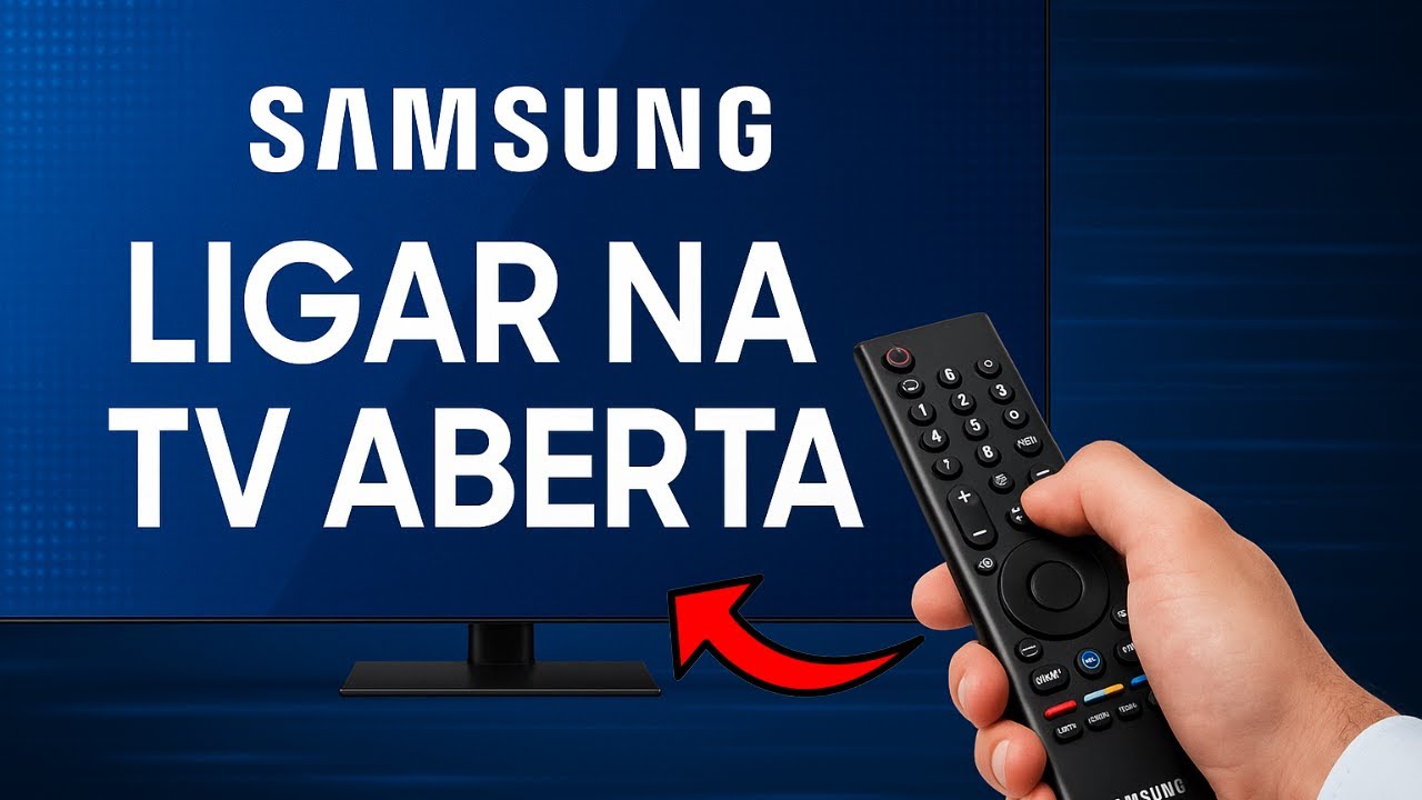 Como configurar a smart tv Samsung para ligar direto nos canais abertos TUTORIAL 2025 !