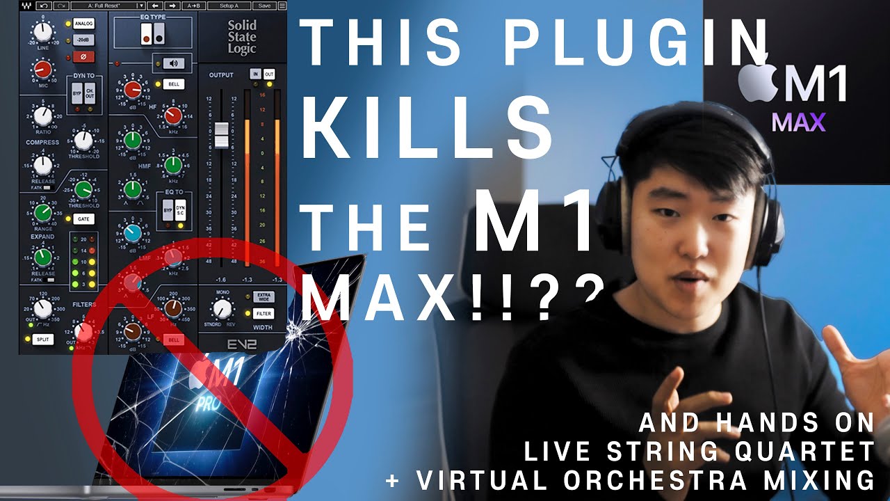 Waves SSL EV2 - Mixing a Live Quartet with Virtual Orchestra (Hands On)