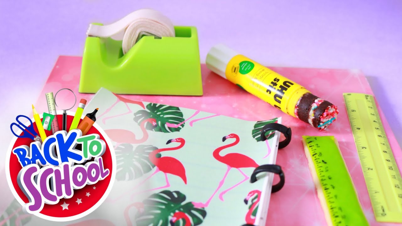 טריקים אכילים - חזרה לבית הספר | DIY BACK TO SCHOOL