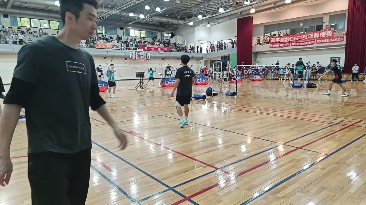 2025.04.06 富宇建設DEFI羽球錦標賽   公開男單組16強   劉佳恩（台北商大）vs. 虞大衛（苗栗縣立大同高中）21：13