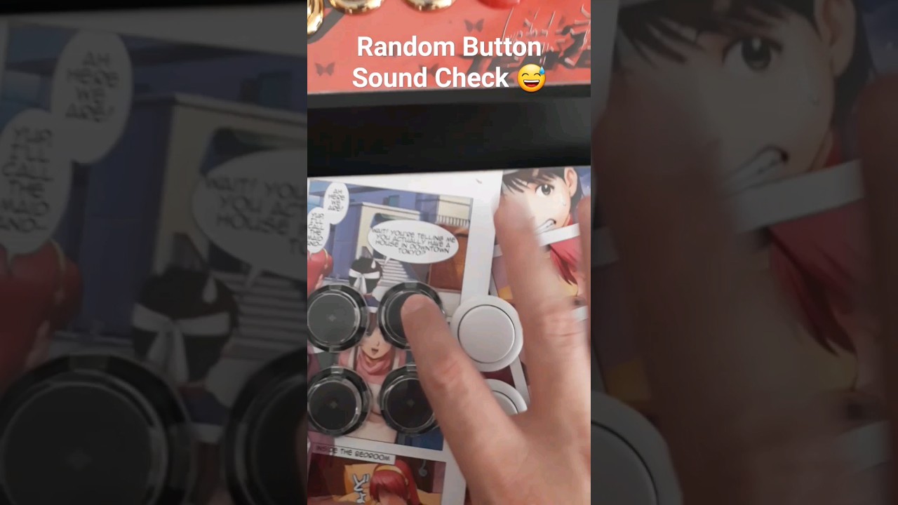 Qanba Gravity vs Gamerfinger Buttons Sound Test