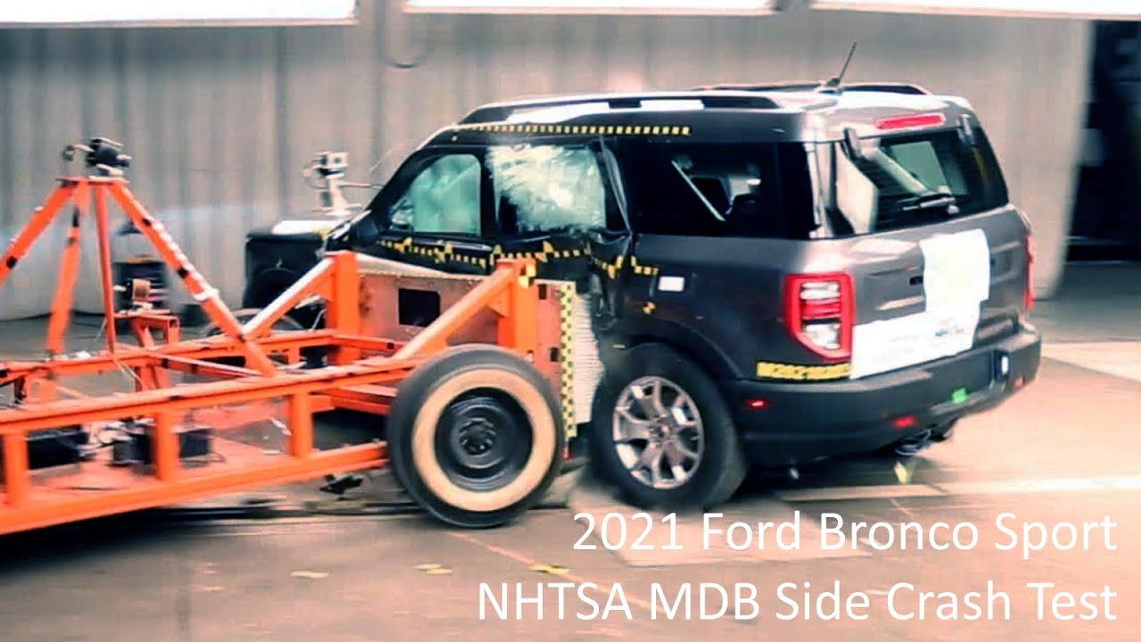 2021-2024 Ford Bronco Sport NHTSA MDB Side Crash Test
