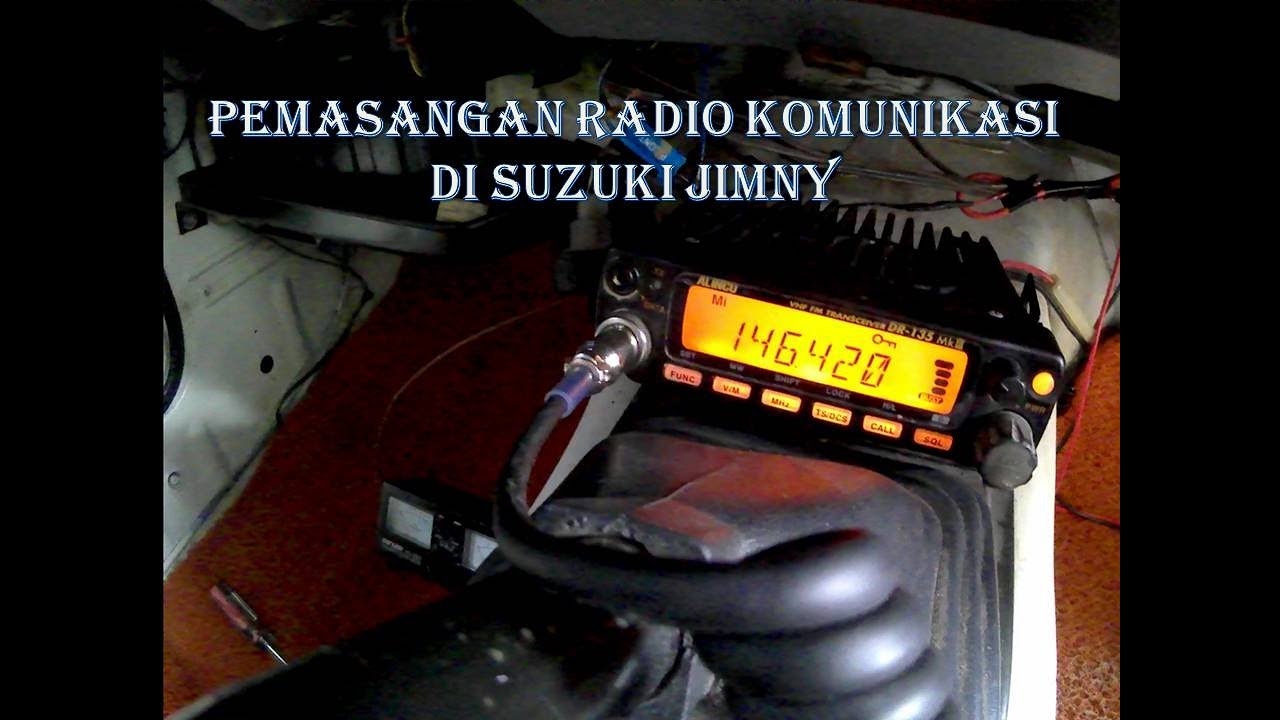 pasang radio komunikasi di jimny