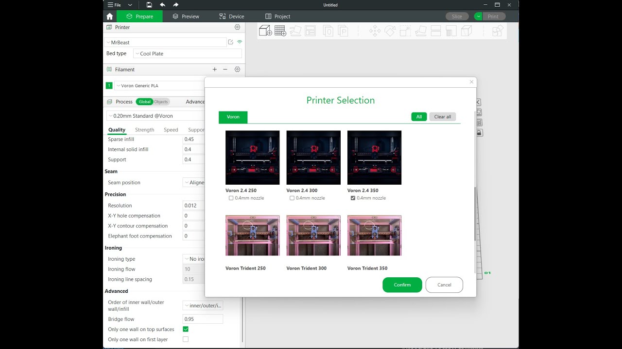 BambuStudio SoftFever Verion 1.1
