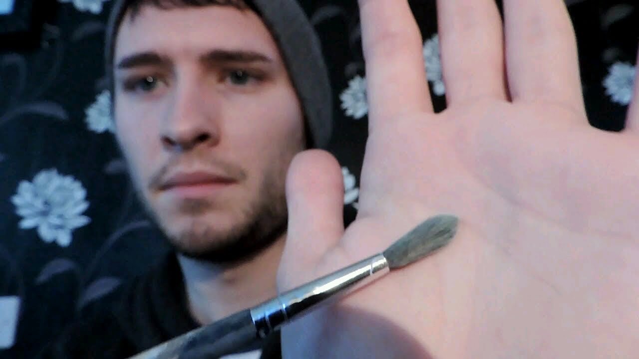 ASMR Water, Camera Brushing And Light Shining :)