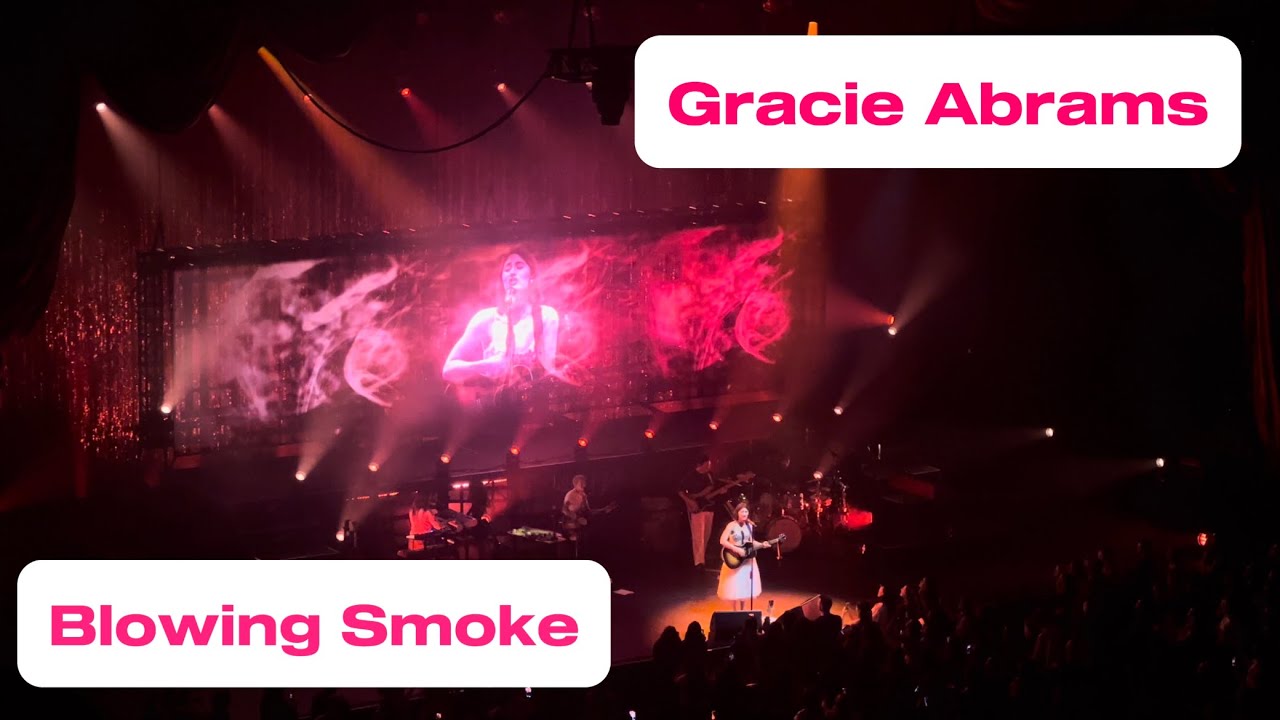 Gracie Abrams - Blowing Smoke (Live in New York City) 10/4/2024