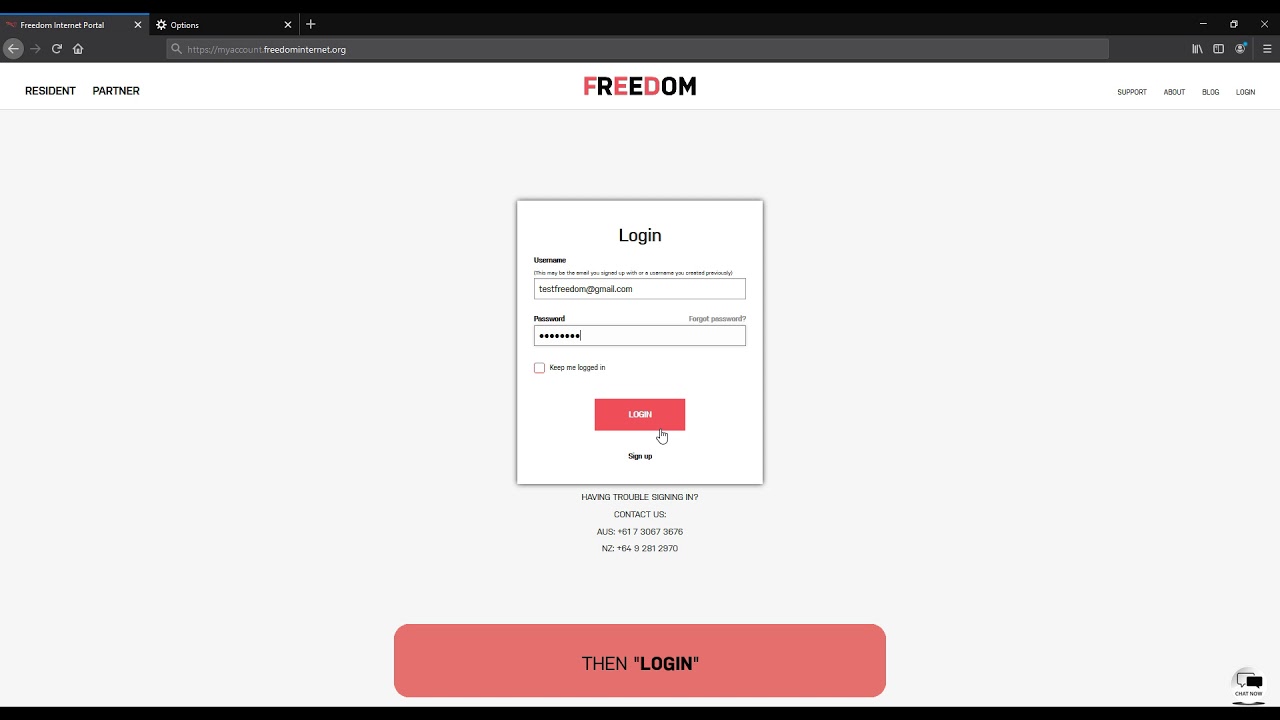 Freedom Internet - How to Update Your Account Payment Details