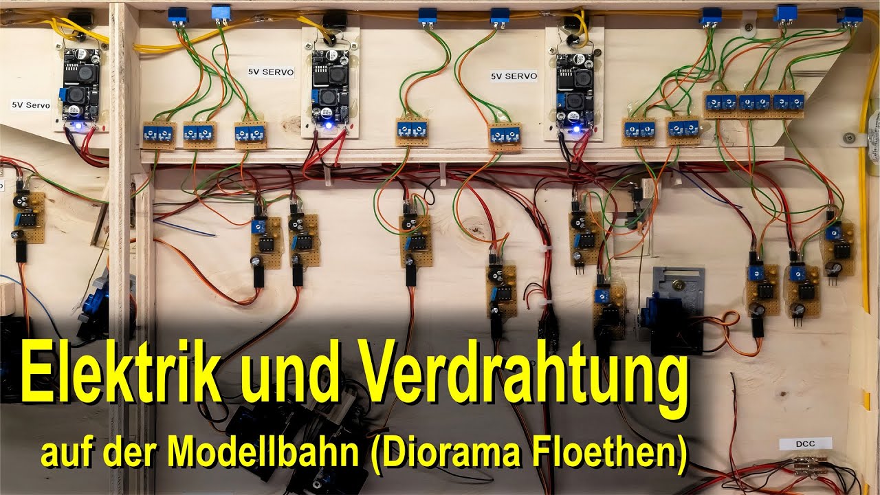 Verkabelung und Anschlüsse auf meiner Modellbahn