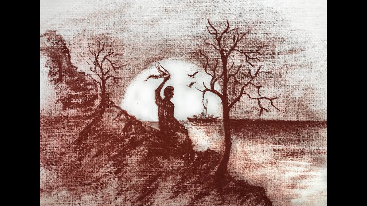 DESSIN AU FUSAIN TECHNIQUE FACILE
