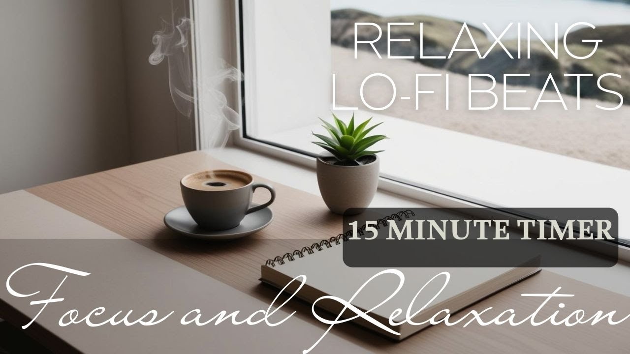 15 MINUTE LOFI TIMER: LOFI STUDY MUSIC RELAX AND FOCUS