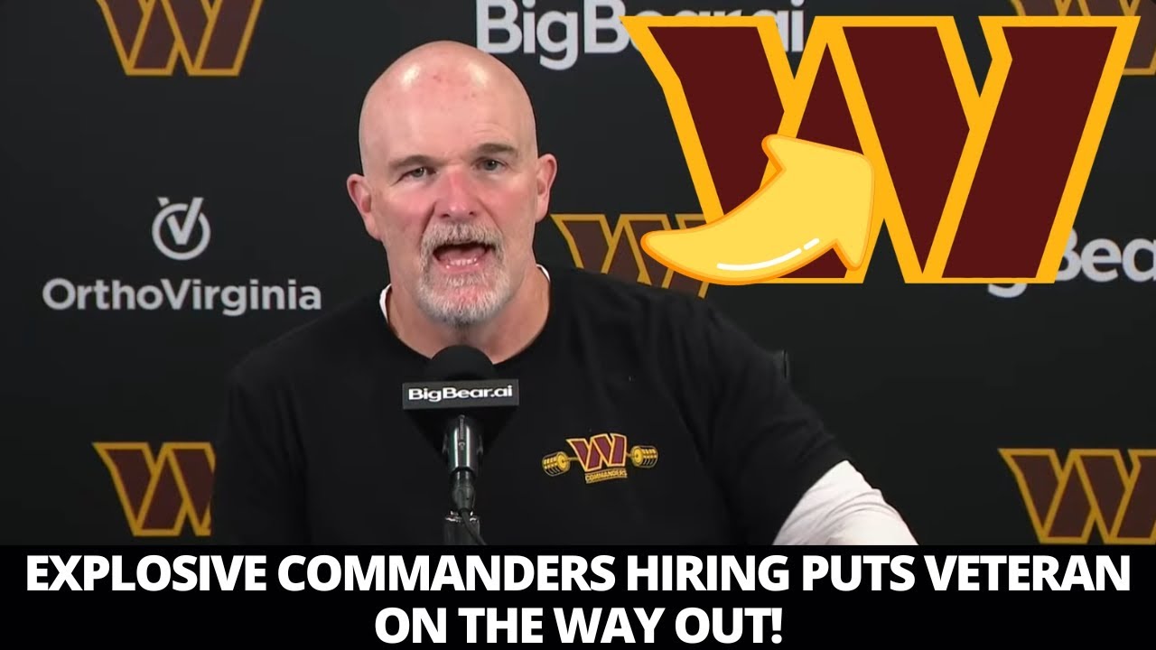 SHOCKING TWIST! SURPRISE HIRING PUSHES VETERAN TOWARDS IMMEDIATE CUT! COMMANDERS NEWS