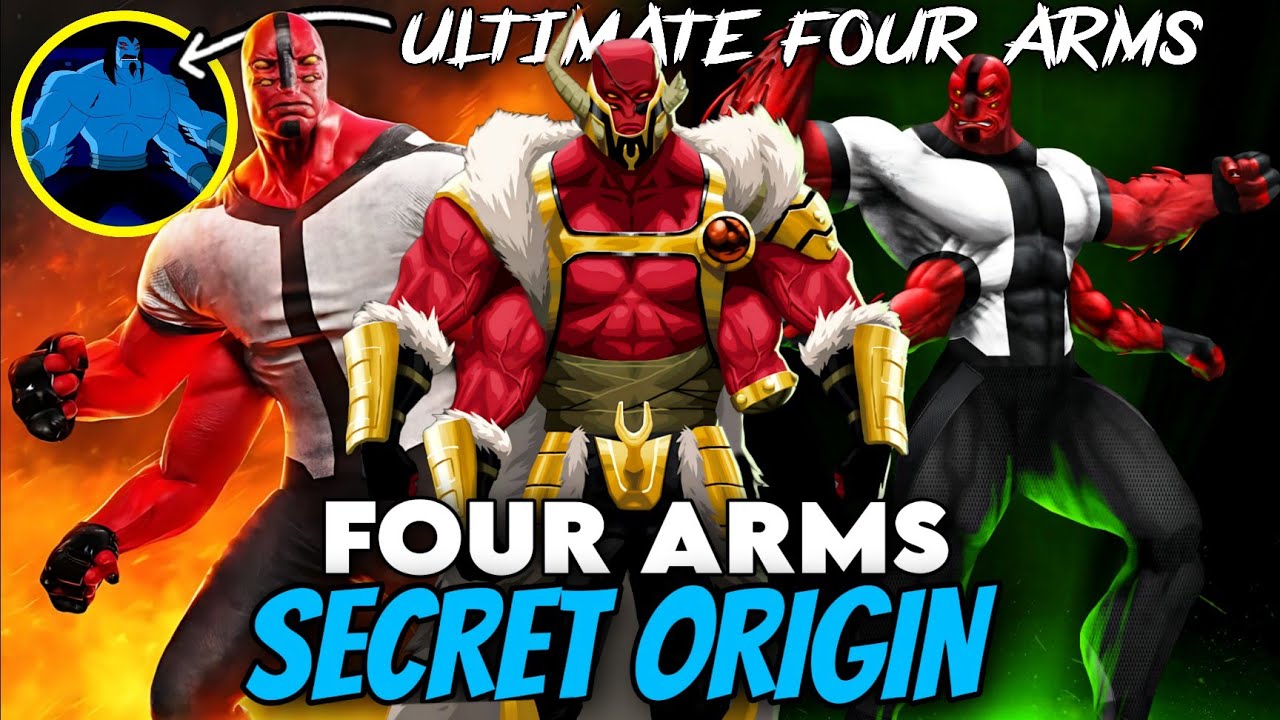 Ben 10 FOUR ARMS Origin Explained in Telugu | Four Arms home plant khoros | Ben10 classic in Telugu.