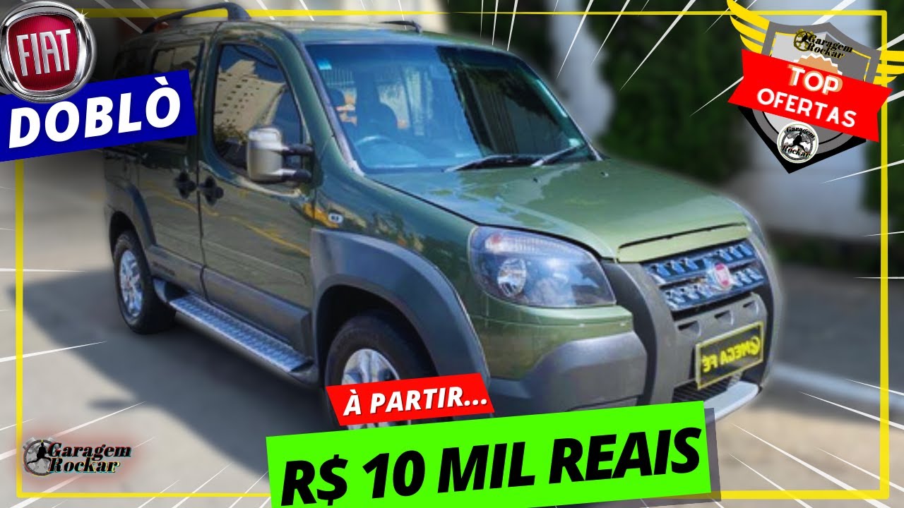 FIAT DOBLO utilit&aacute;rio BARATO a venda [&Agrave; PARTIR DE 10 MIL] Top Ofertas Rockar #fiatdoblo #utilitario