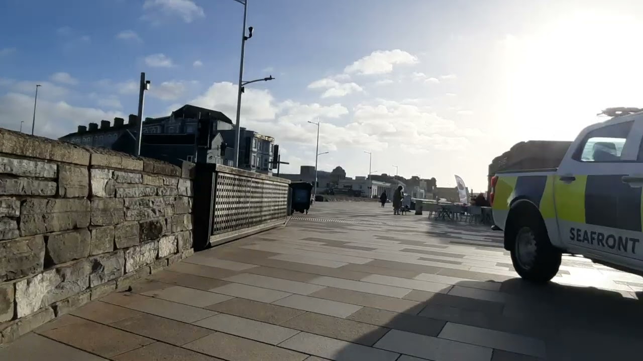 Wheelchair Walks Episode 02 |  Weston-super-Mare Marina Lake/Knightstone Causeway to the Grand Pier