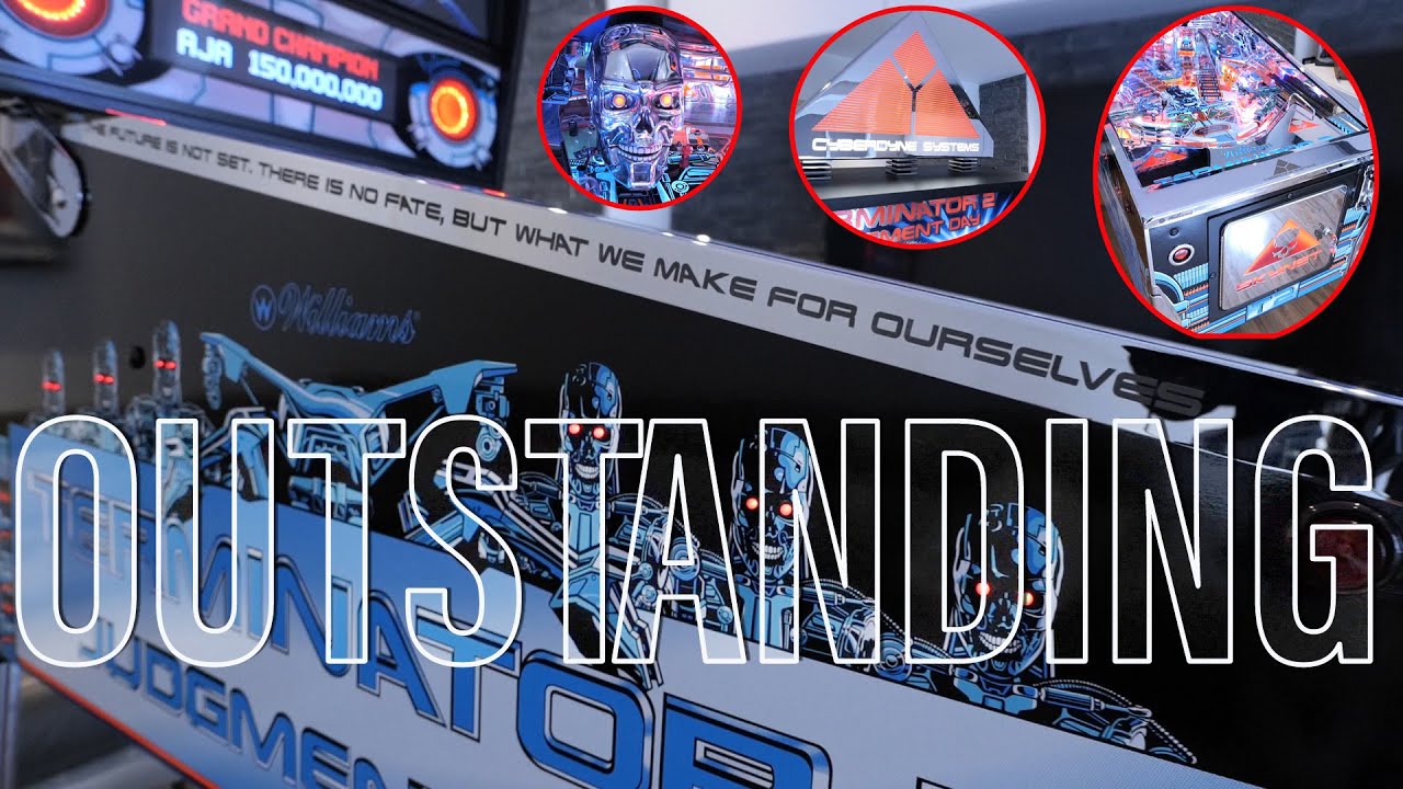 The best pinball machine I've ever seen!!! | Amazing Williams Terminator 2 restoration project