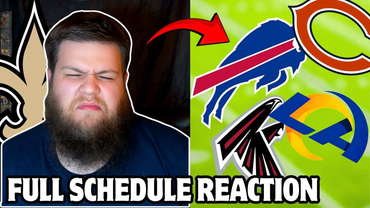 FULL 2025 NEW ORLEANS SAINTS SCHEDULE REACTION!