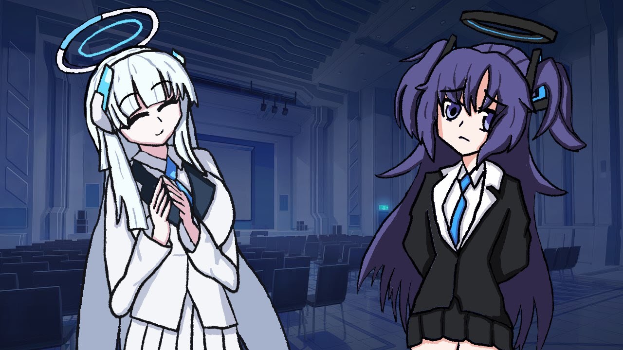 [FNF x Blue Archive] Gomen (Absorbent but Yuuka and Noa Sing it)