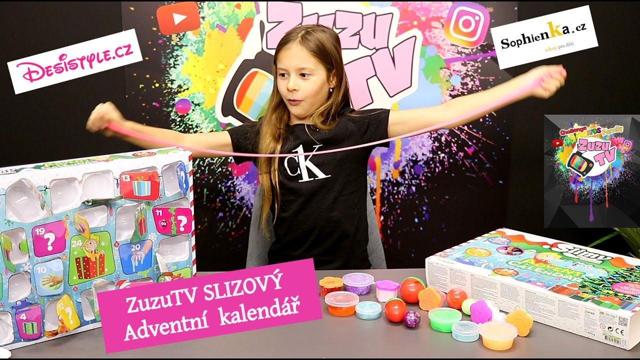 ZuzuTV SLIZOVÝ ADVENTNÍ KALENDÁŘ s Desistyle 🦠🧫🧪