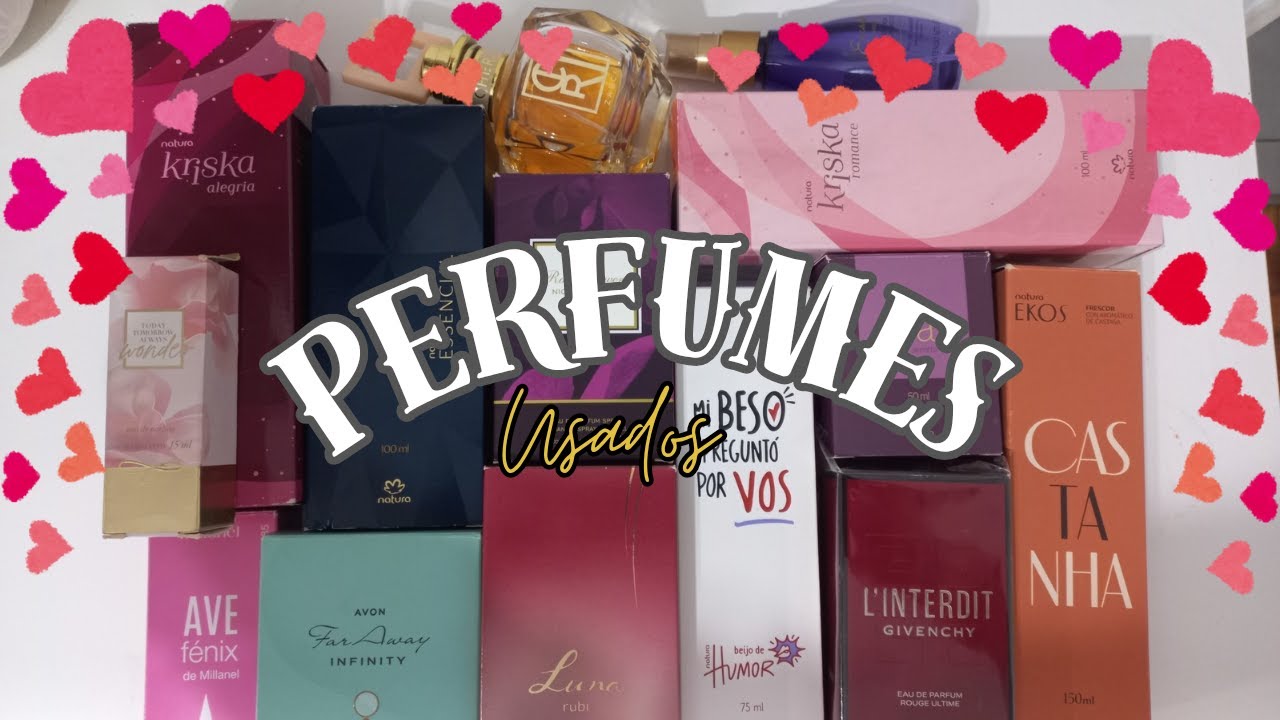 Perfumes usados en Abril- 2da Parte