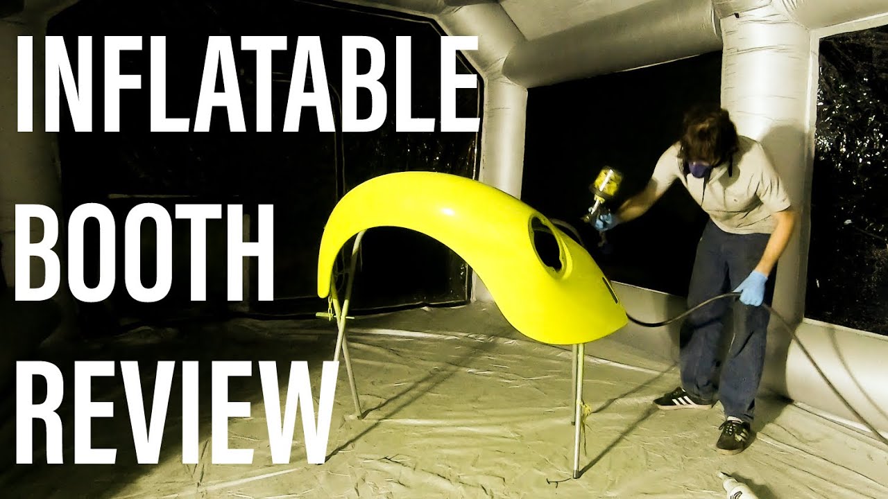 INFLATABLE Spray Booth Review | Set Up and Painting!