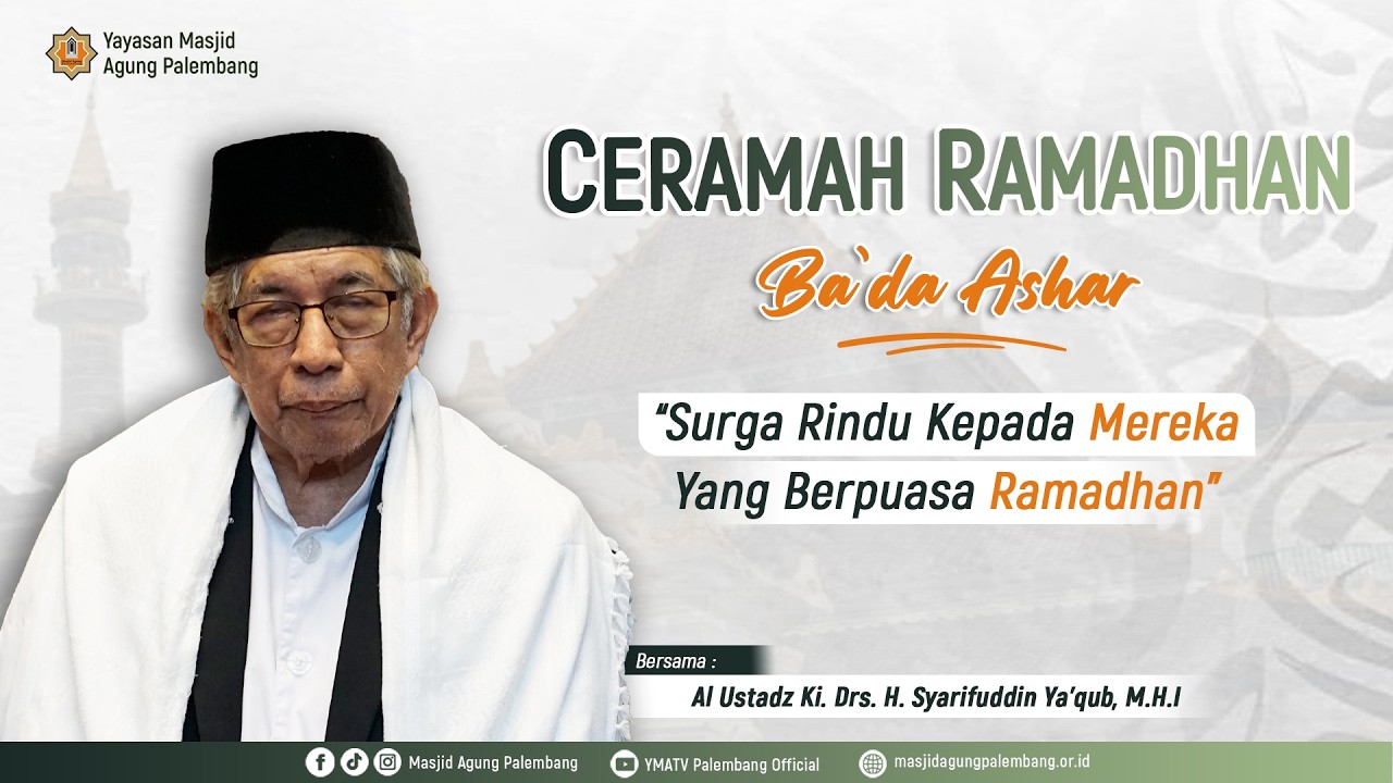 [LIVE] SHOLAT BERJAMAAH DAN CAWISAN BADA ASHAR |