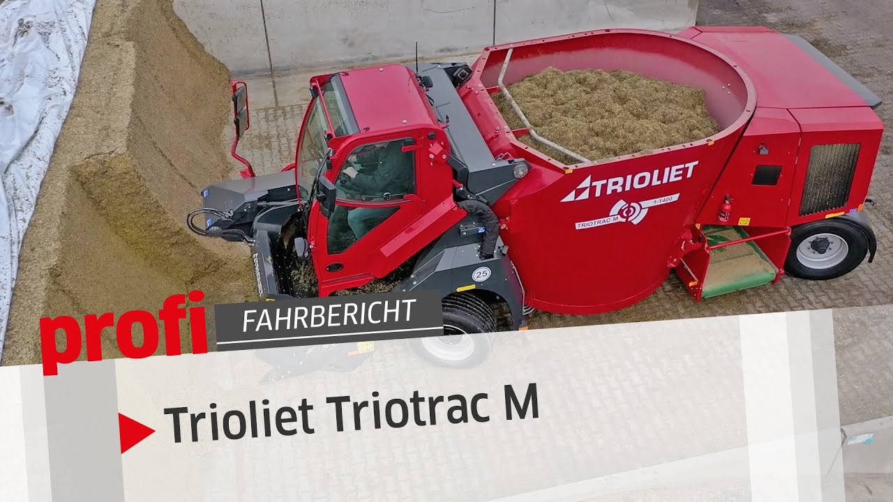 Selbstfahrender Futtermischwagen Triotrac M von Trioliet | profi #Fahrbbericht