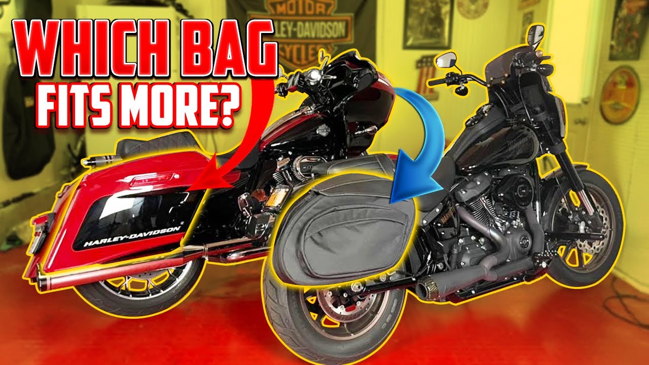 Stock Harley bags vs Leather pro bags / which has more space ?