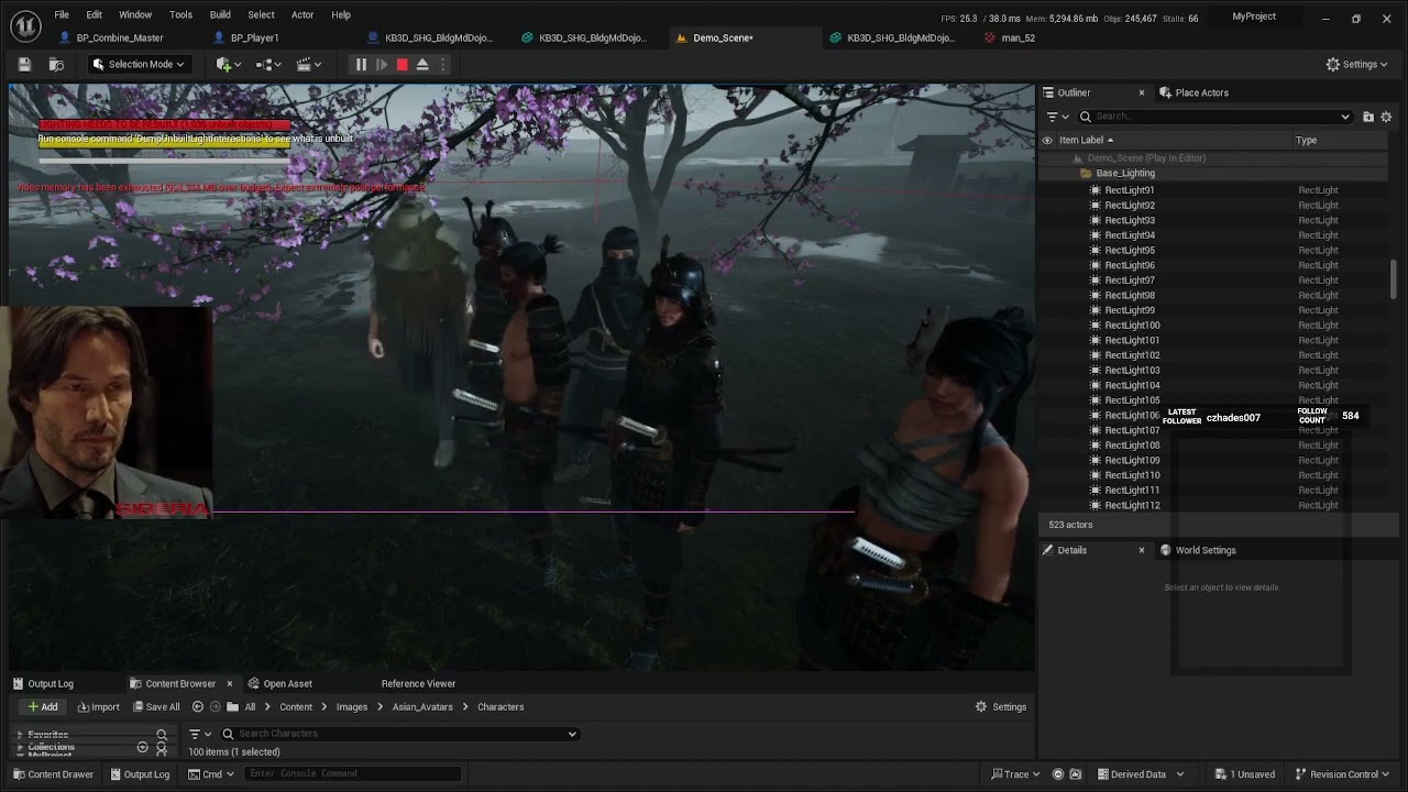 Realistic Stealth Shinobi Action  UE5 Alpha First Look   UE5 DevLog