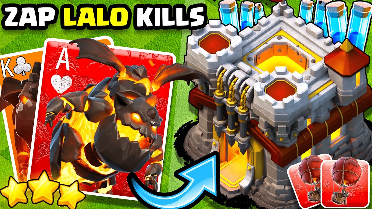 🌩️🔥 Unleashing the Thunder: TH11 Zap Lalo Attack Obliterates Bases! 🔥🌩️