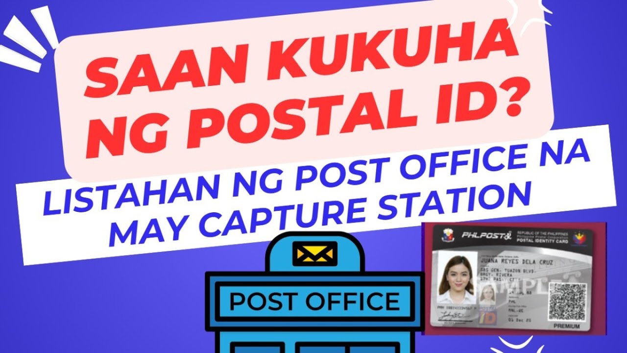 Saan kukuha ng Postal ID