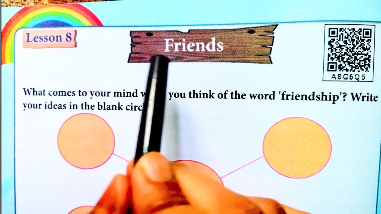 Lesson 8 - Friends  👬👭 | English Reading Practice | Class 6 - English Book 📕- Rainbow 🌈 |