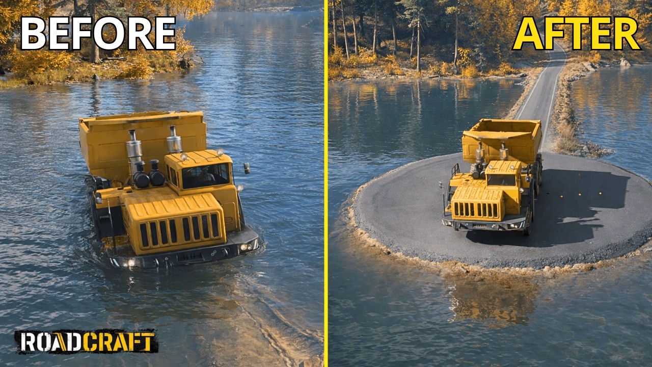 RoadCraft -  Island Construction Project (4K)