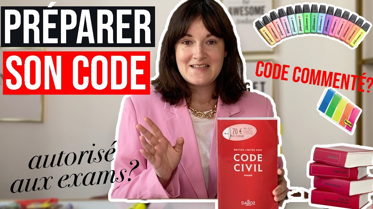 COMMENT BIEN UTILISER  ET PRÉPARER SON CODE CIVIL POUR LES PARTIELS
