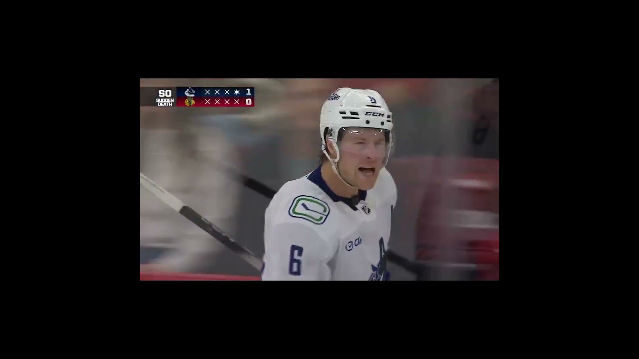 Brock Boeser wins it in the shoutout for the Canucks! 🚨😤 #nhl