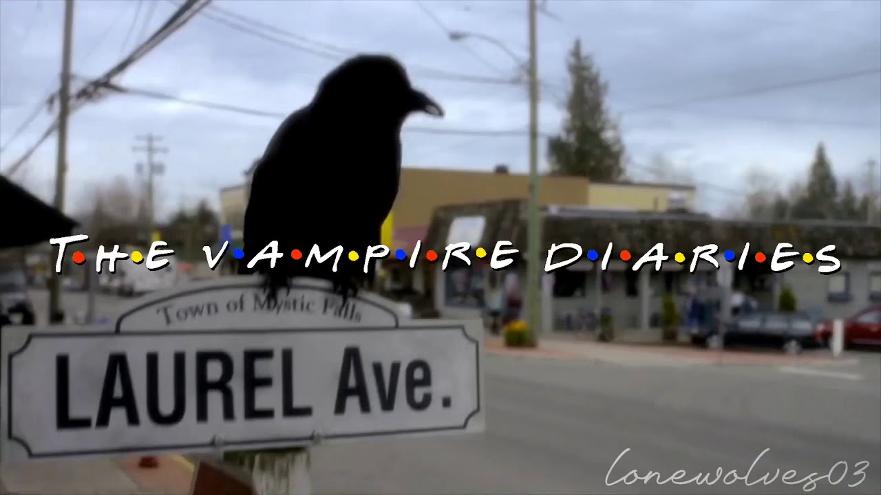 The vampire diaries intro | Friends style