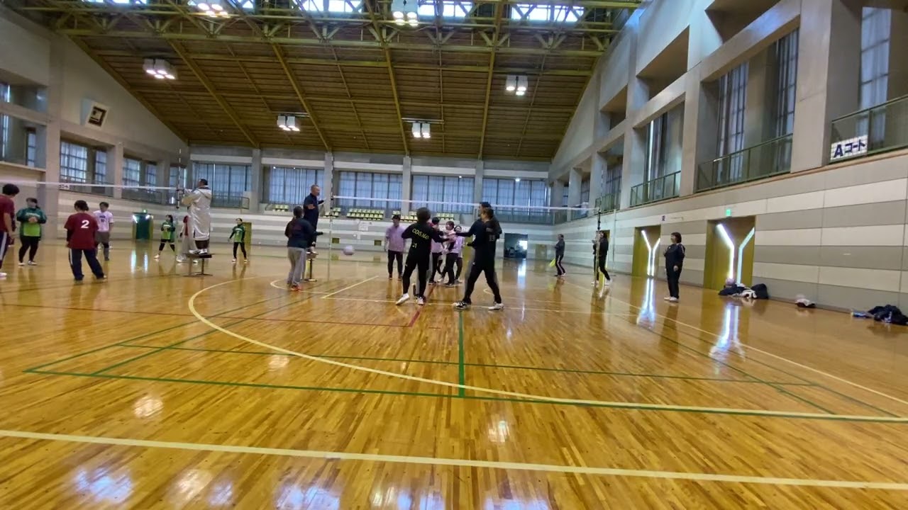 R8.2/22【ｿﾌﾄﾊﾞﾚｰ５人制in筑西市】もみじD✖️ﾏﾅｶﾌﾚﾝｽﾞ①