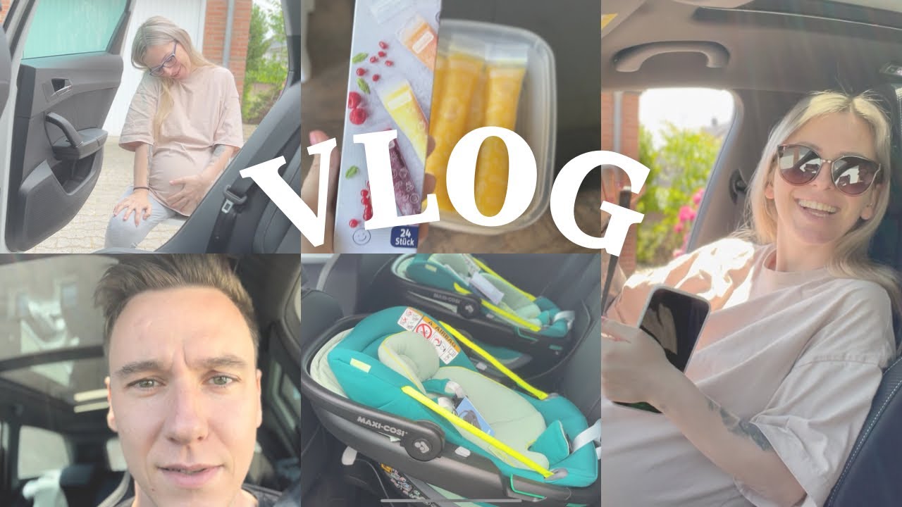 SchwangerschaftsVLOG | Einbau Maxi Cosi Coral 360 & FamilyFix | CTG Termin 33. SSW | EverydayStory