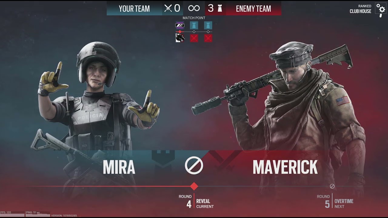 R6 with Billos Club House Ranked 11-5 Defeat