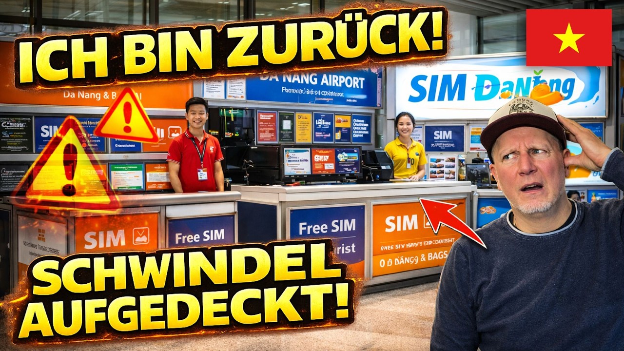 Am Flughafen mit der Sim-Karte betrogen? Das ist mir in Da Nang passiert! #vietnam