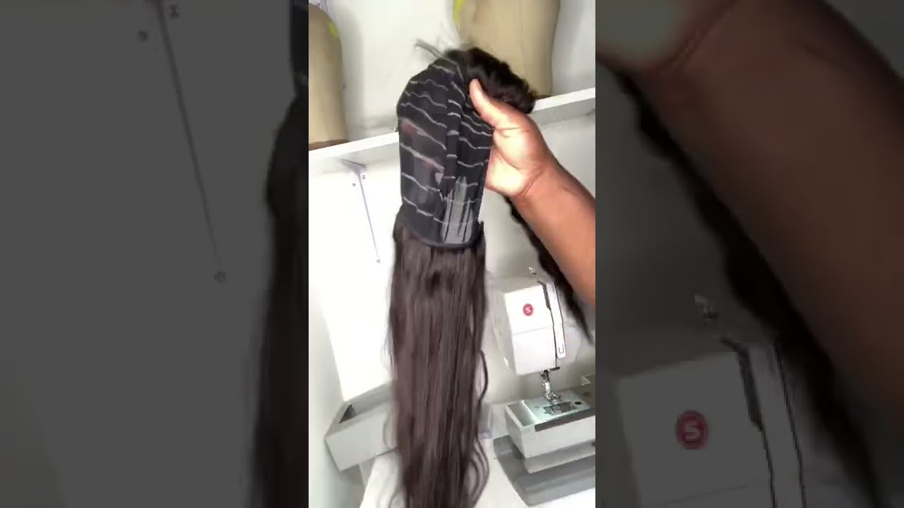 Wig construction/ custom wig / how to make a wig on the sewing machine