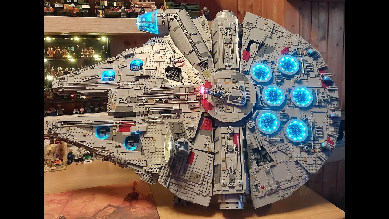 UCS Millennium Falcon Inkl. MOC und Beleuchtung