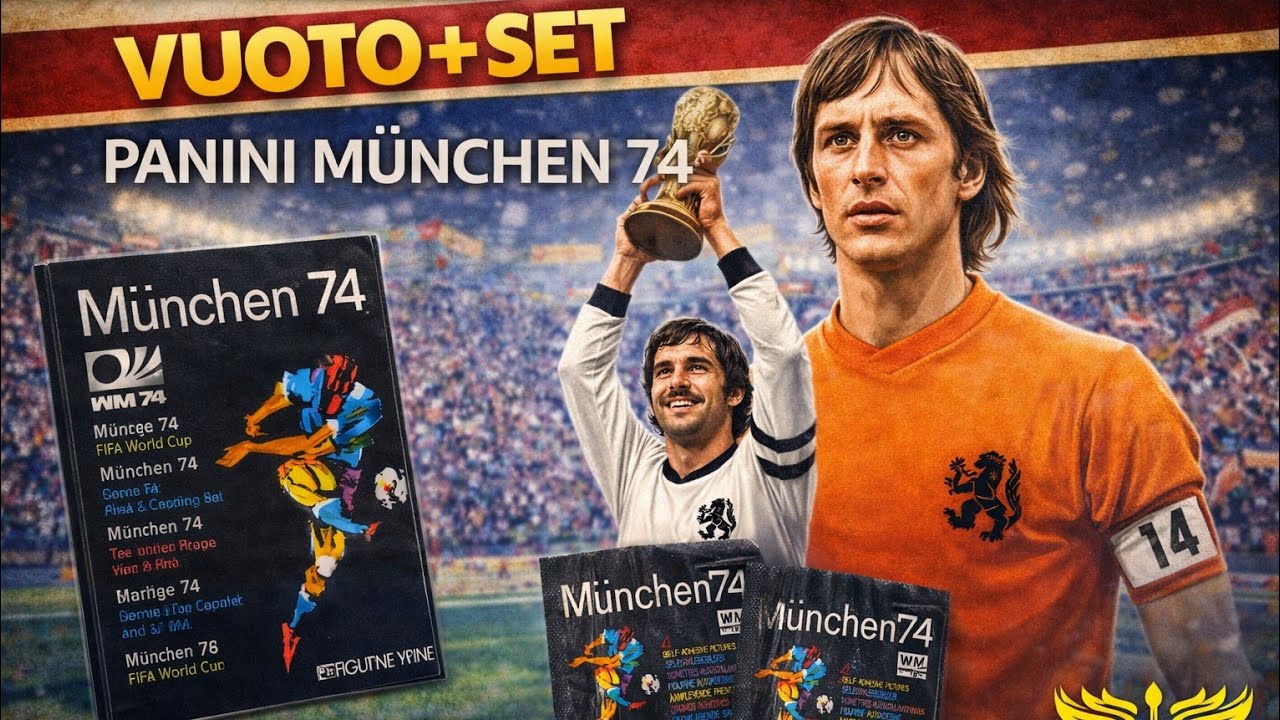 PANINI MUNCHEN 74: UN PEZZO DI STORIA IN FIGURINE