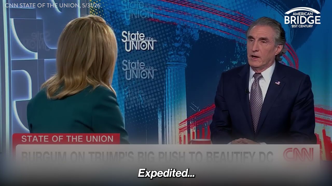Doug Burgum spins the administration&rsquo;s corrupt no-bid contracts as &ldquo;expedited.&rdquo;