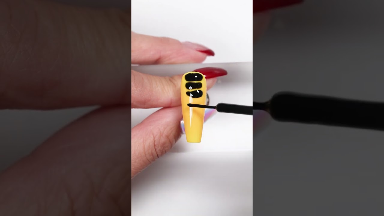 SNAKE PRINT TUTORIAL🐍💛🖤using #rarjsm blooming gel