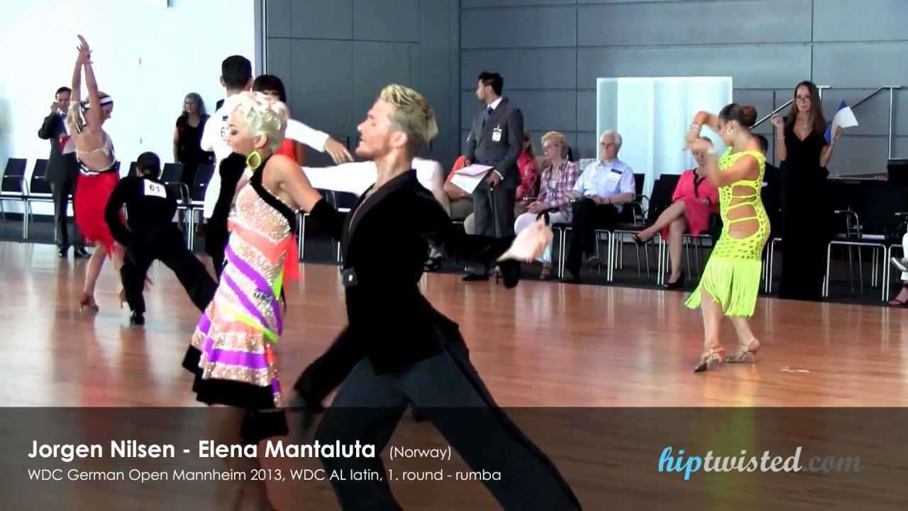 Jorgen Nilsen - Elena Mantaluta, WDC German Open 2013, WDC AL latin, 1. round - rumba