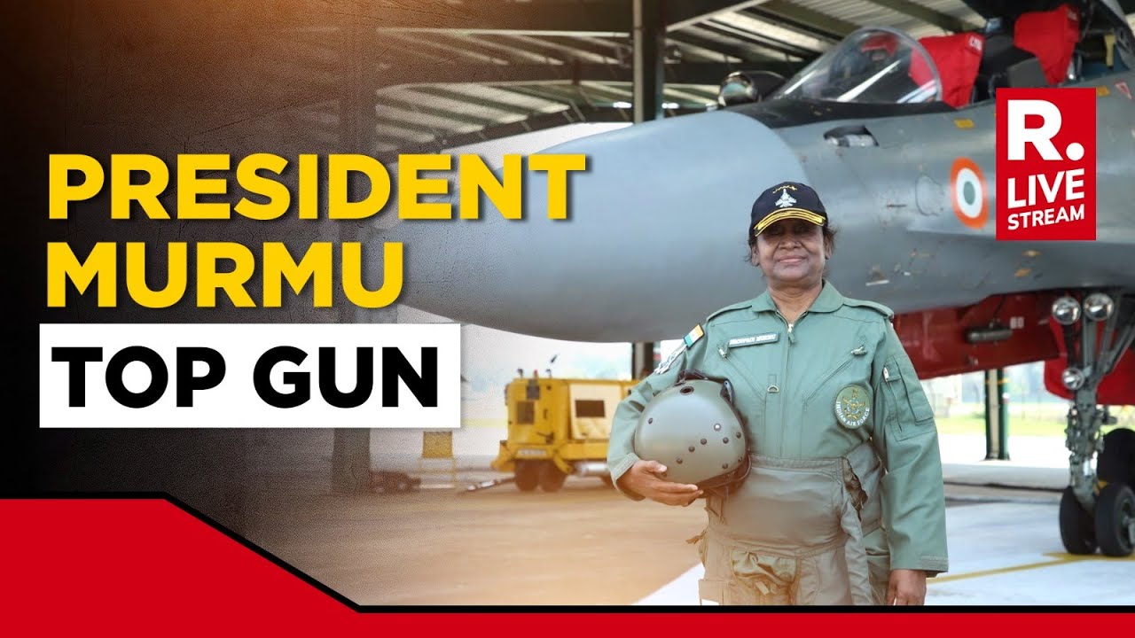 President Droupadi Murmu's Maiden Sukhoi-30 Flight LIVE: Prez Murmu In Fighter Plane