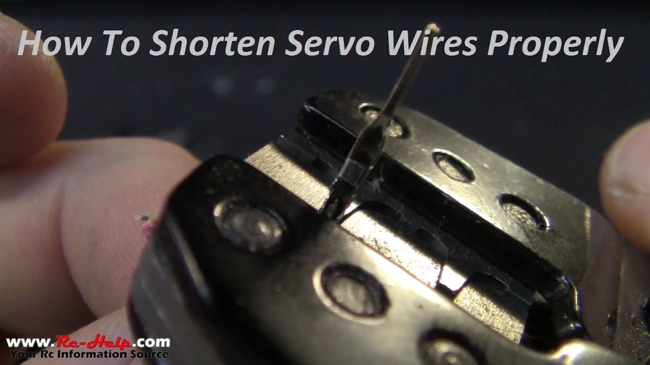 How To Shorten Servo Wires Properly
