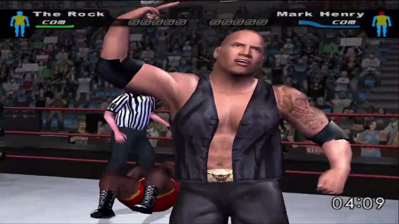 FULL The Rock VS Mark Henry | WWE SmackDown! HCtP #Nostalgia #PS2 #wwetiktok #wwe #smackdown