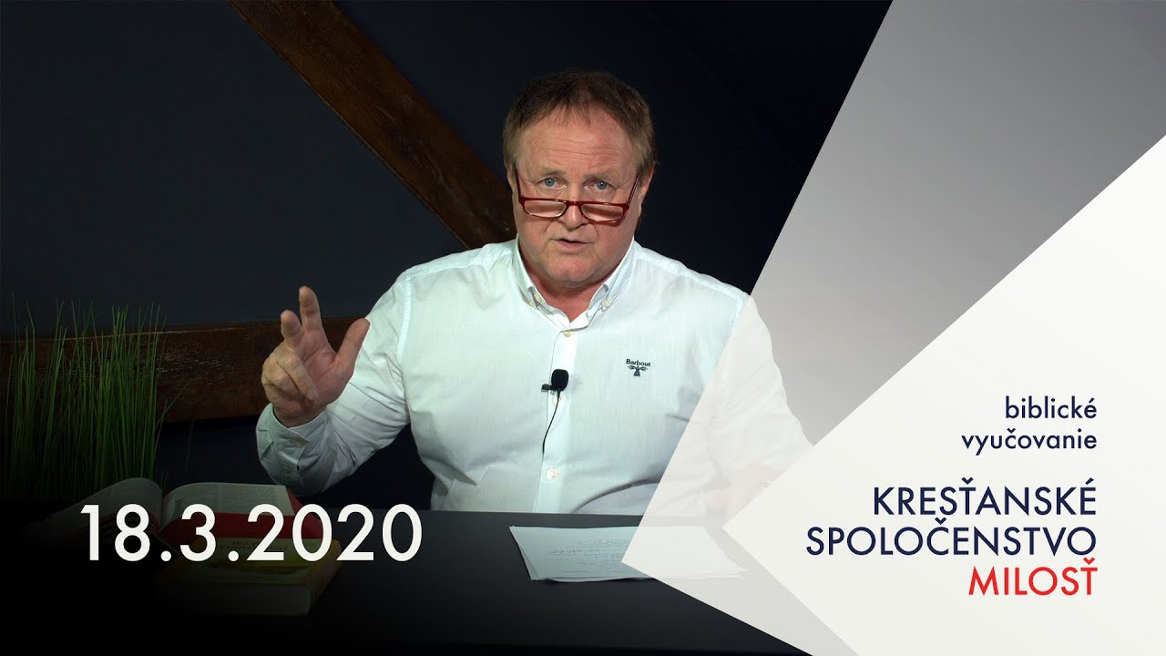 Biblické vyučovanie 18.3.2020